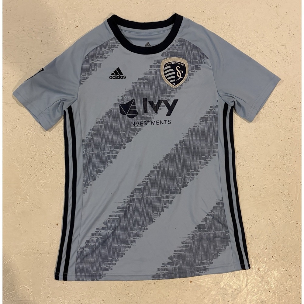 Adidas MLS Sporting Kansas City Home Women Soccer Jersey Size M DP4829